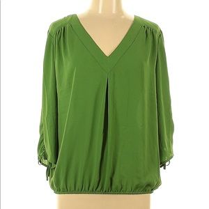 Green blouse